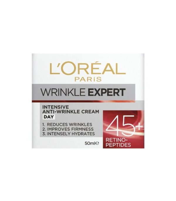 کرم تخصصی ضد چروک و آبرسان24ساعته روز لورال Wrinkle Expert +45 میل50